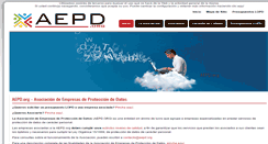 Desktop Screenshot of aepd.org